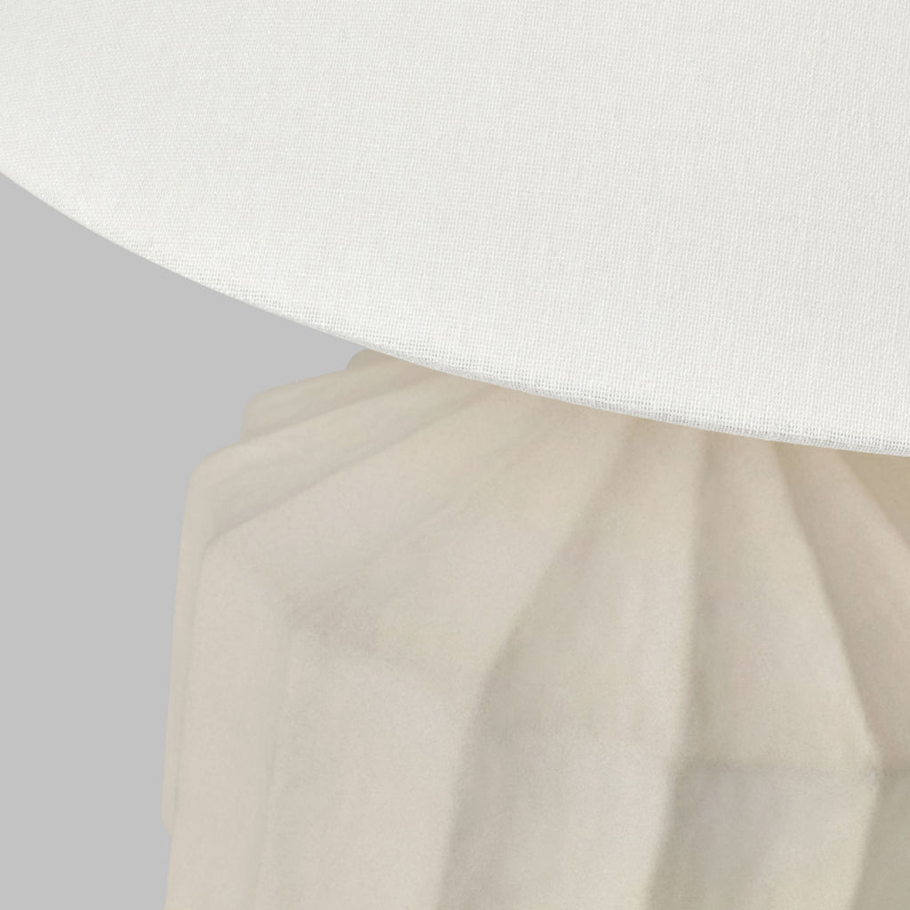 Veneto Small Table Lamp Matte Concrete Bulbs Included