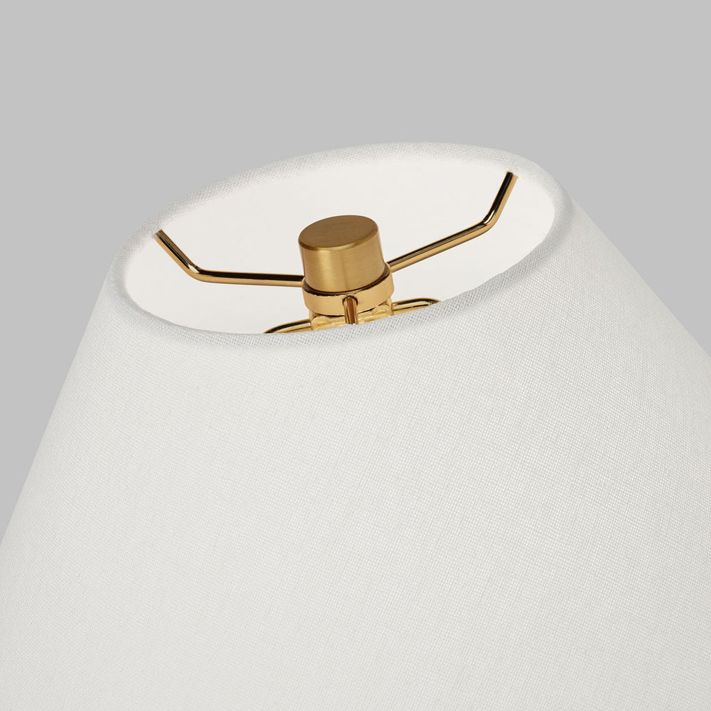 Veneto Small Table Lamp Matte Concrete Bulbs Included