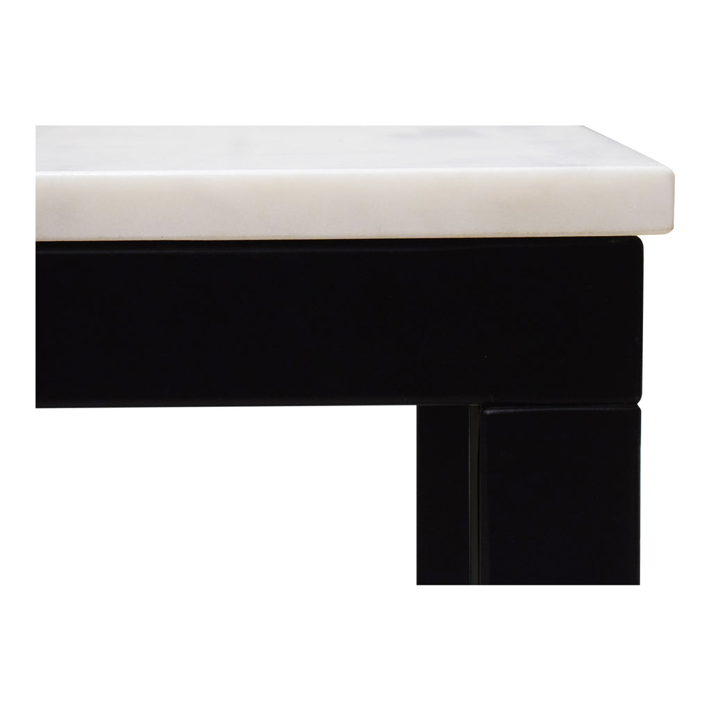 Parson Marble Small Dining Table White