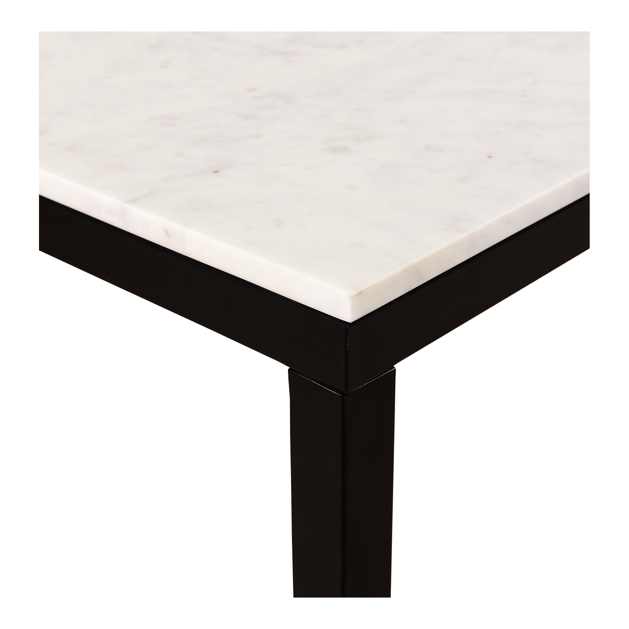 Parson Marble Small Dining Table White