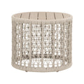 Knit Outdoor Round End Table