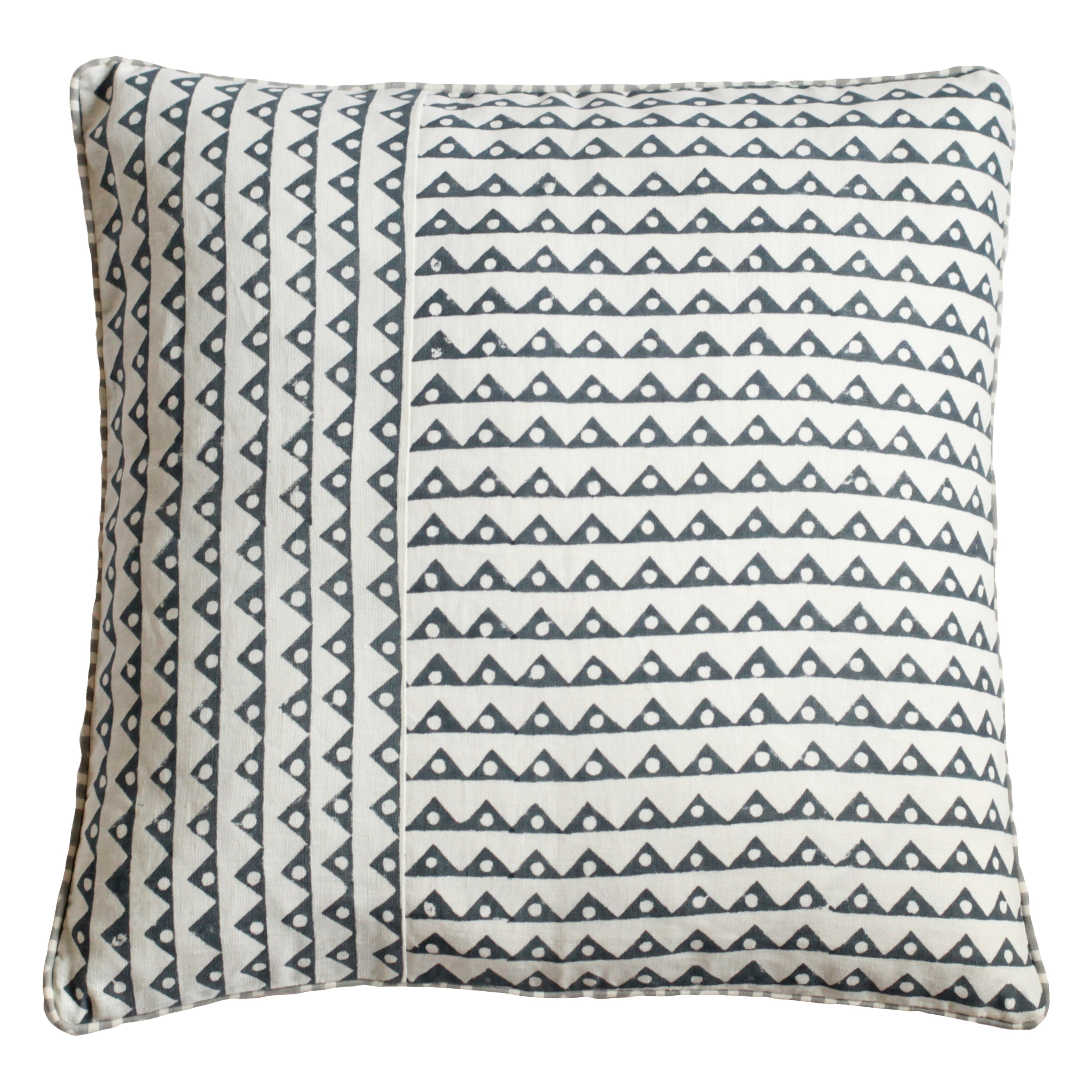 Koyota Teal on White Pillow