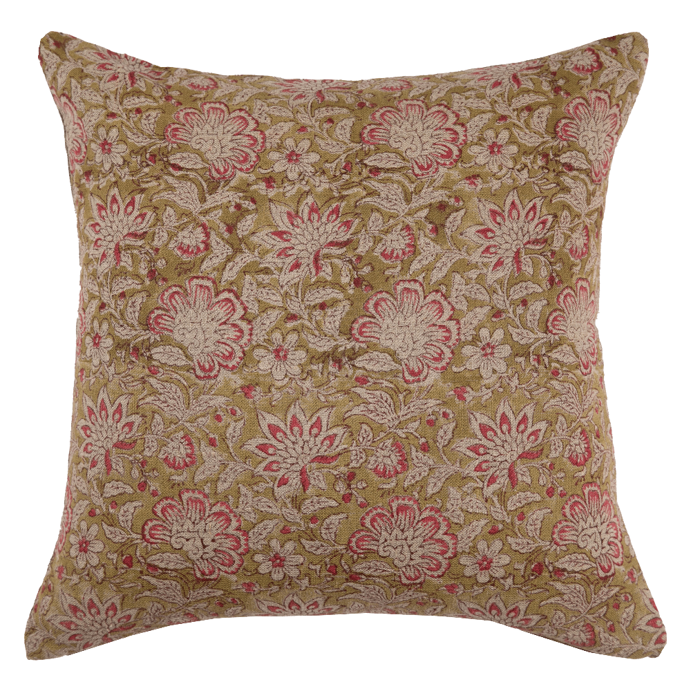 Kundan Ruby Pillow
