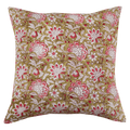 Kundan Ruby on White Pillow