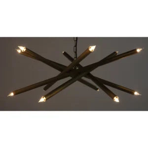 Ikram Chandelier | Small | Metal with Brass Finish