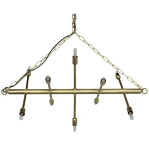 Sperato Chandelier | Antique Brass