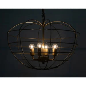 Mo Pendant | Metal with Brass Finish