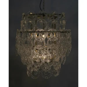 Quebec Chandelier | Metal with Brass Finish