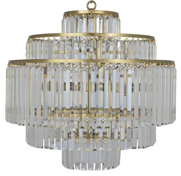 Quintus Chandelier | Metal with Brass Finish