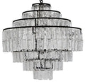 Satellite Chandelier | Black Iron