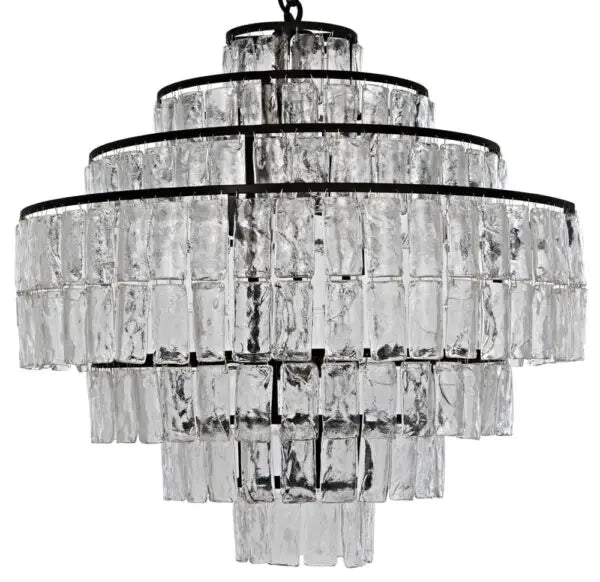 Satellite Chandelier | Black Iron