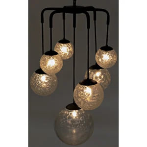 Artemis Chandelier | Iron with Black Finish