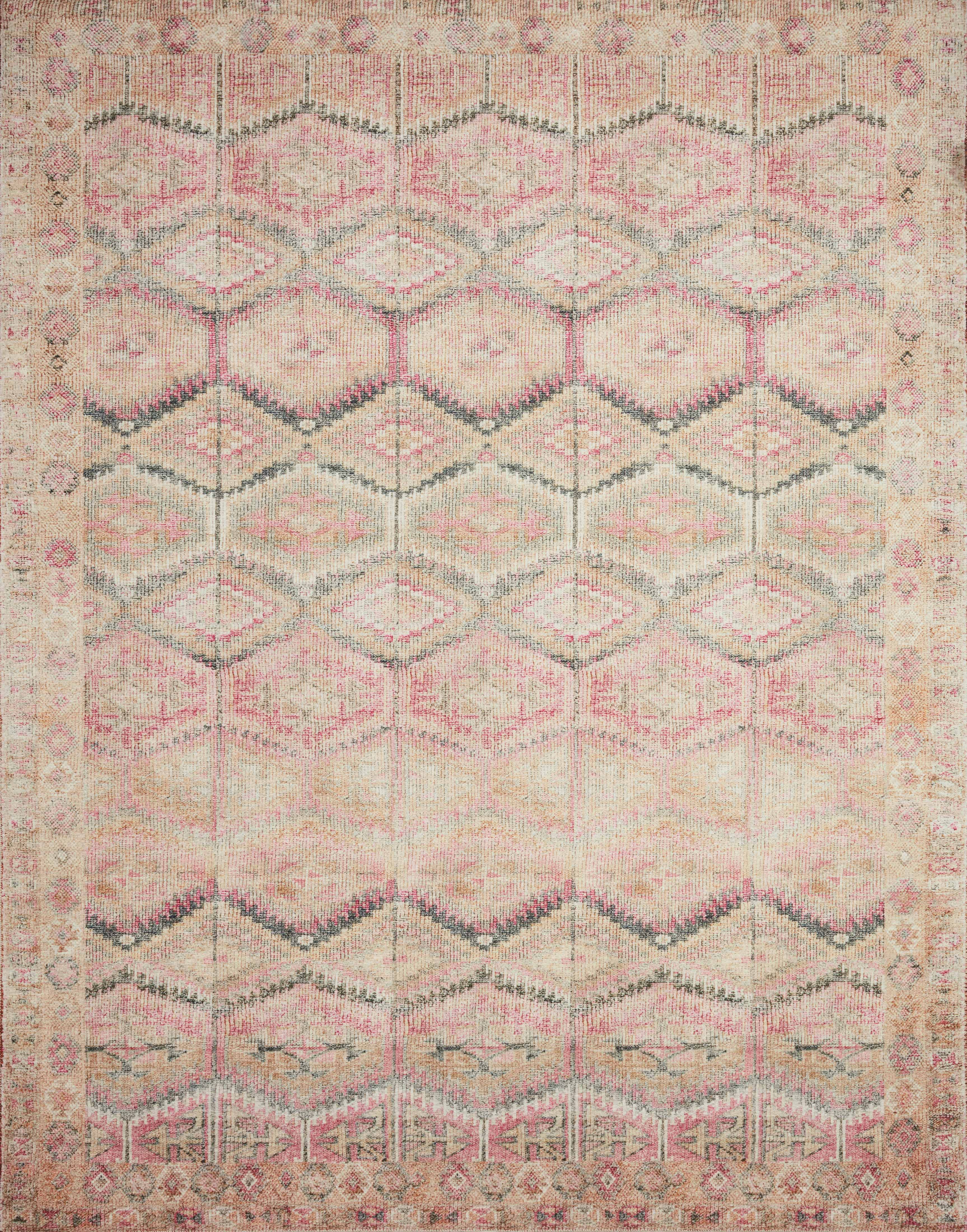 Loloi II | Layla Collection | Pink / Lagoon | LAY-17