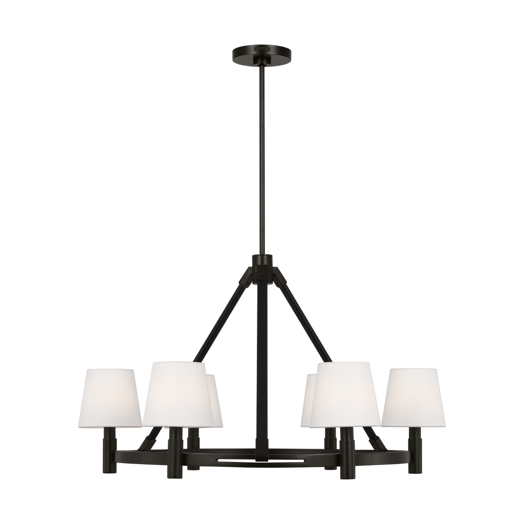 Grayson Large Chandelier Aged Iron