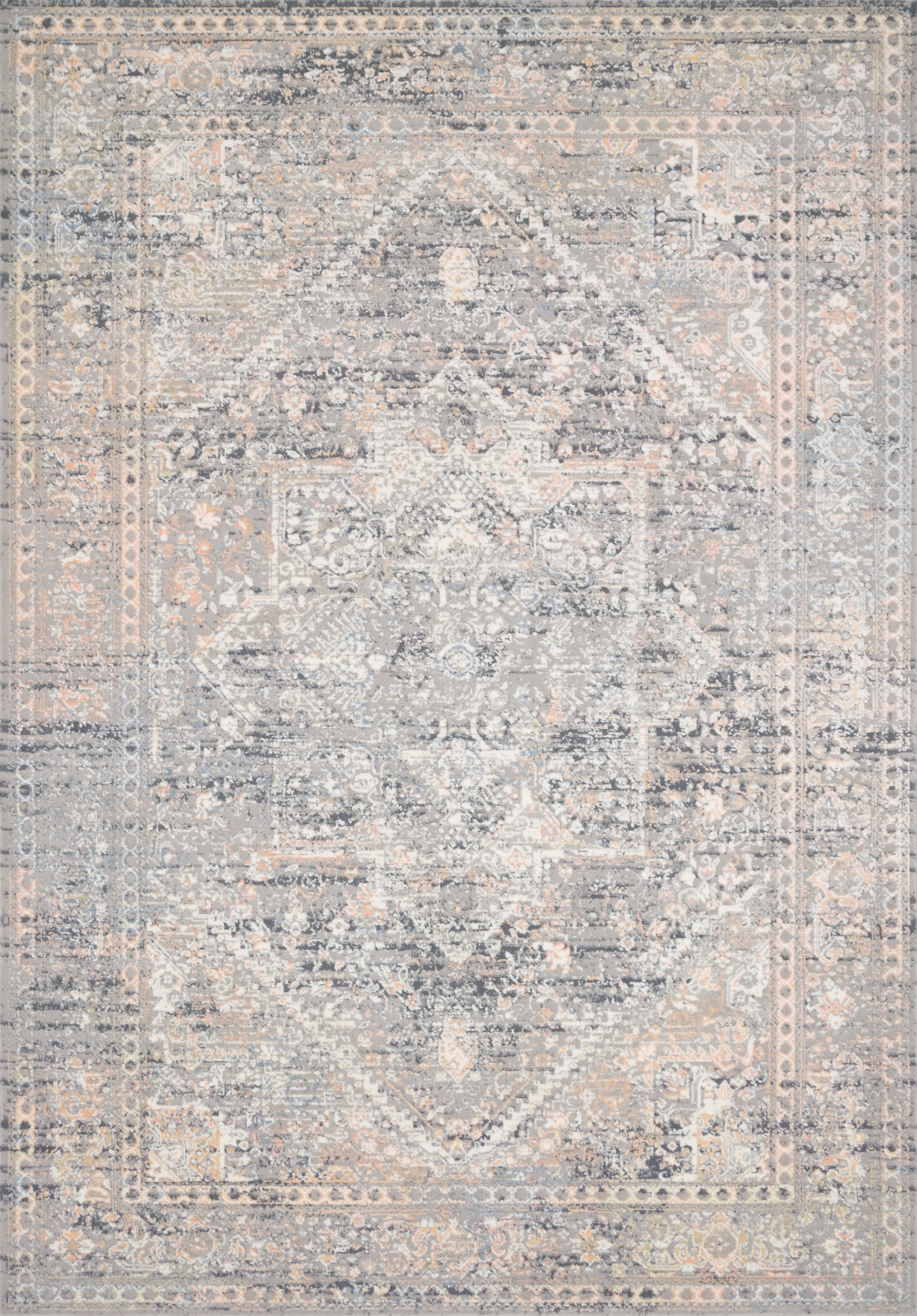 Loloi II | Lucia Collection | Grey / Sunset | LUC-01