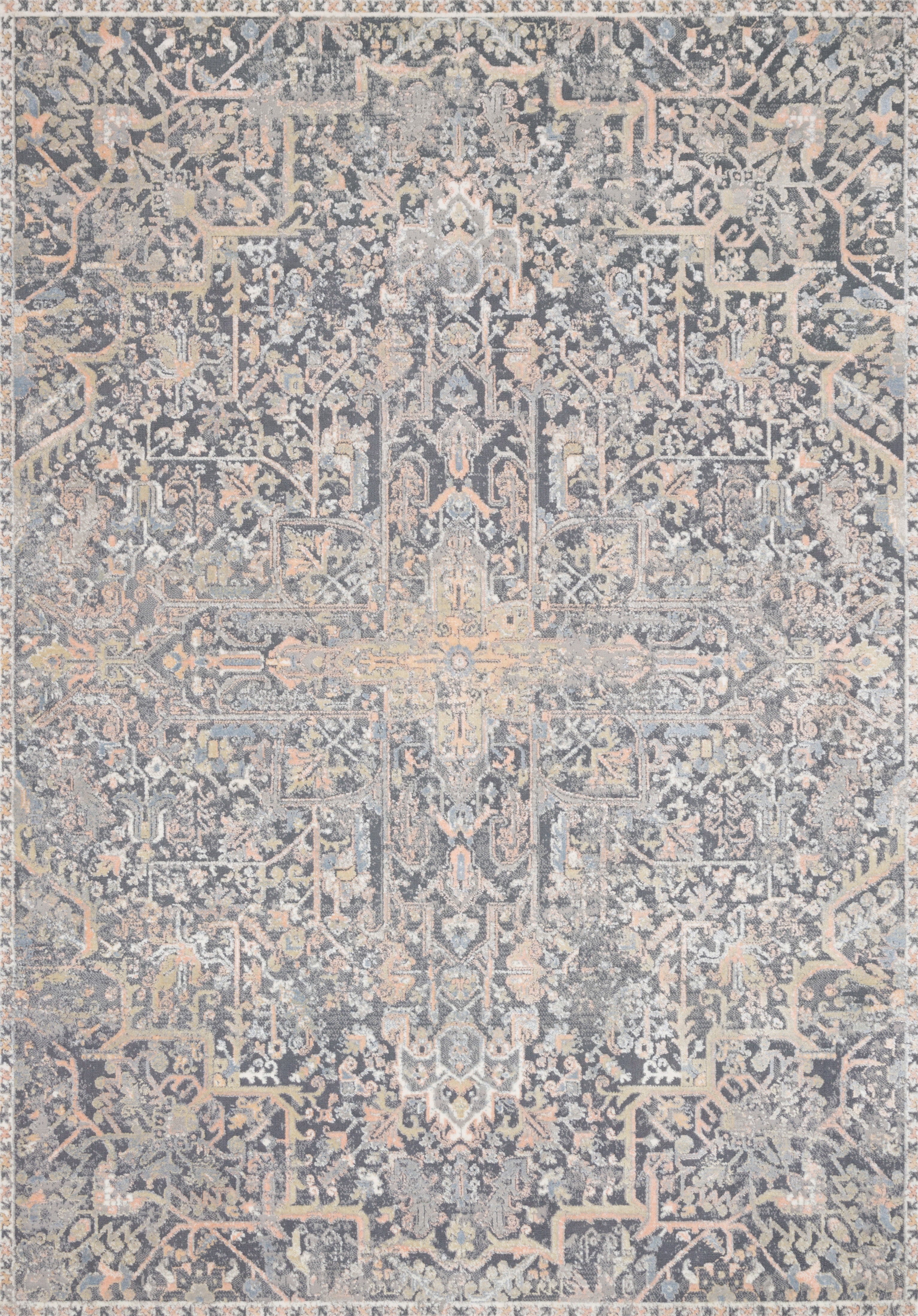 Loloi II | Lucia Collection | Charcoal / Multi | LUC-02