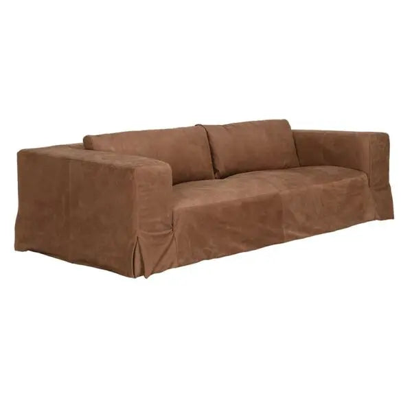 Plato Sofa | Orris Brown Leather