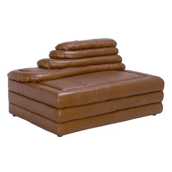 Bandera Sofa | Cl | Roche Tan Leather