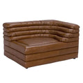 Bandera Sofa | R | Roche Tan Leather