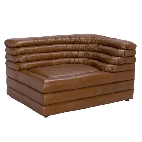 Bandera Sofa | R | Roche Tan Leather