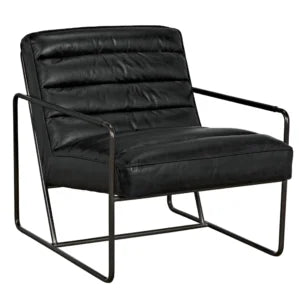 Demeter Chair | Metal and Leather