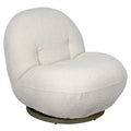 Artemis Swivel Chair | Boucle Fabric