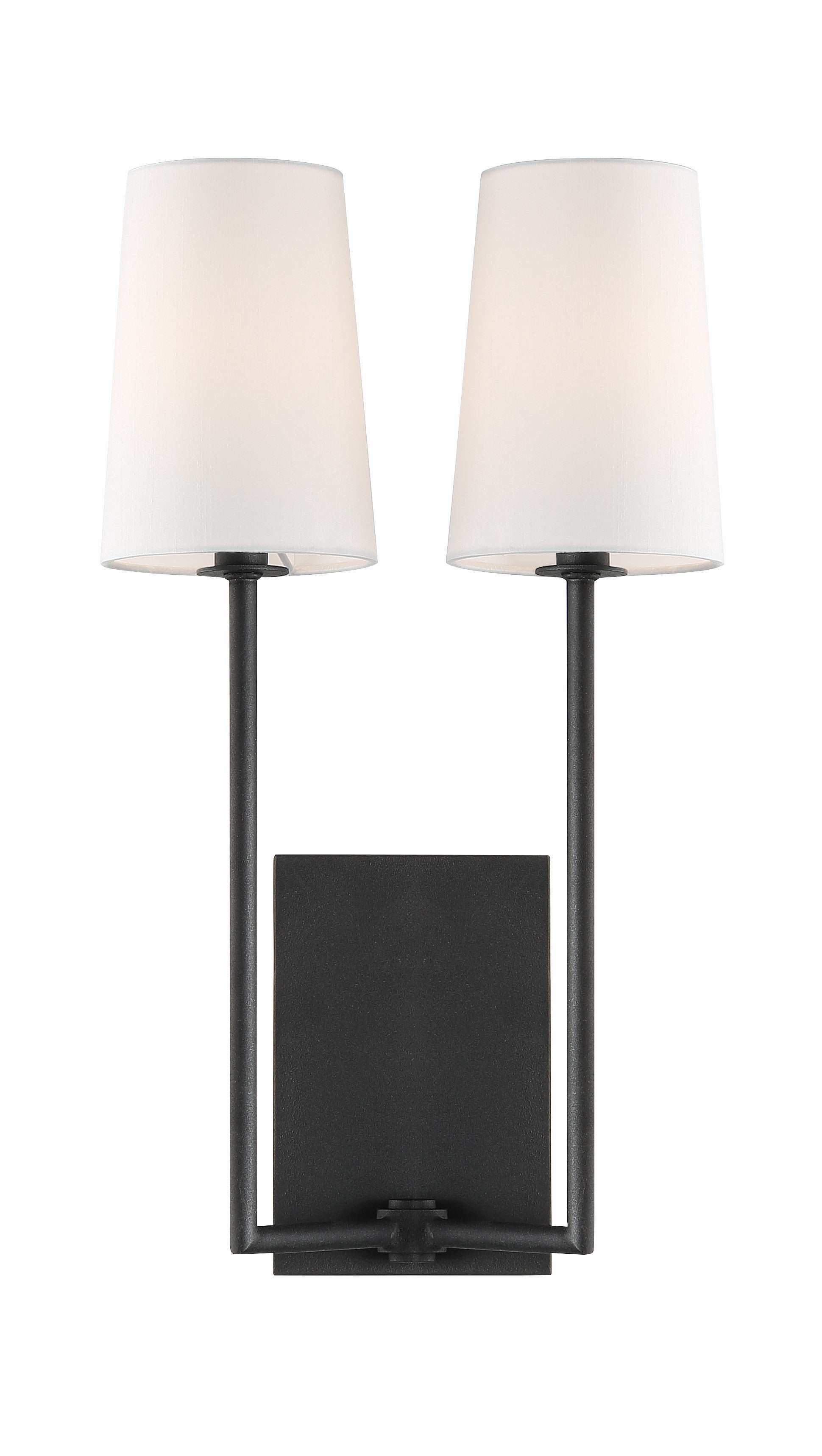 Lena 10'' Black Forged Sconce