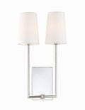 Lena 10'' Polished Chrome Sconce