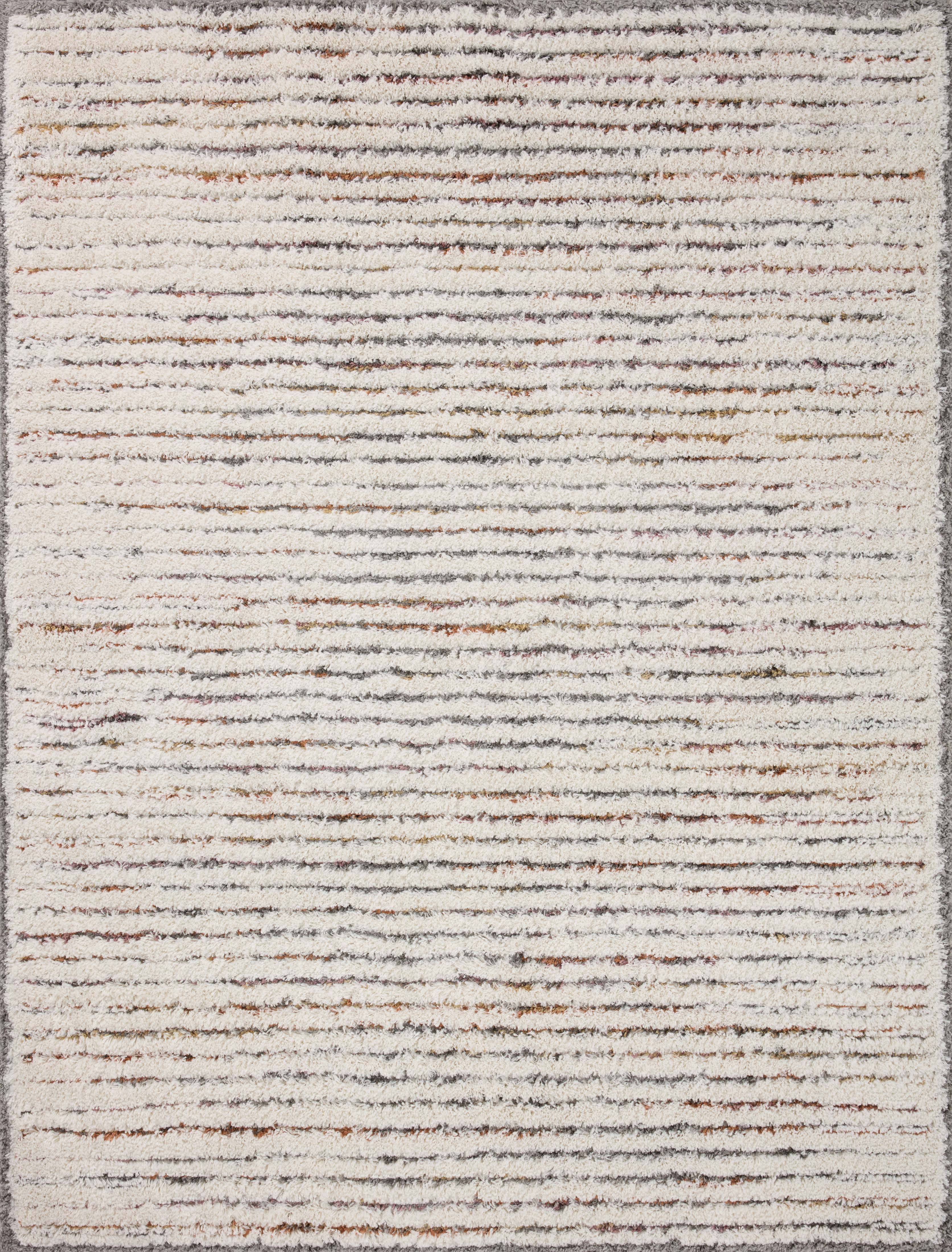 Loloi | Levitt Shag Collection | Ivory / Multi | LEV-01