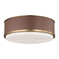 Marlowe Large Flush Mount Time Worn Brass