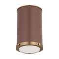 Marlowe Small Flush Mount Time Worn Brass
