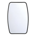 Lindee 24'' Matte Black Mirror