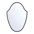 Lindee 28'' Matte Black Mirror