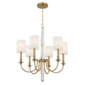 Lloyd 26'' Aged Brass Chandelier