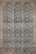 Magnolia Home by Joanna Gaines x Loloi | Lenna Collection | Indigo / Natural | LEA-01