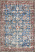 Loloi II | Loren Collection | Blue / Brick | LQ-01