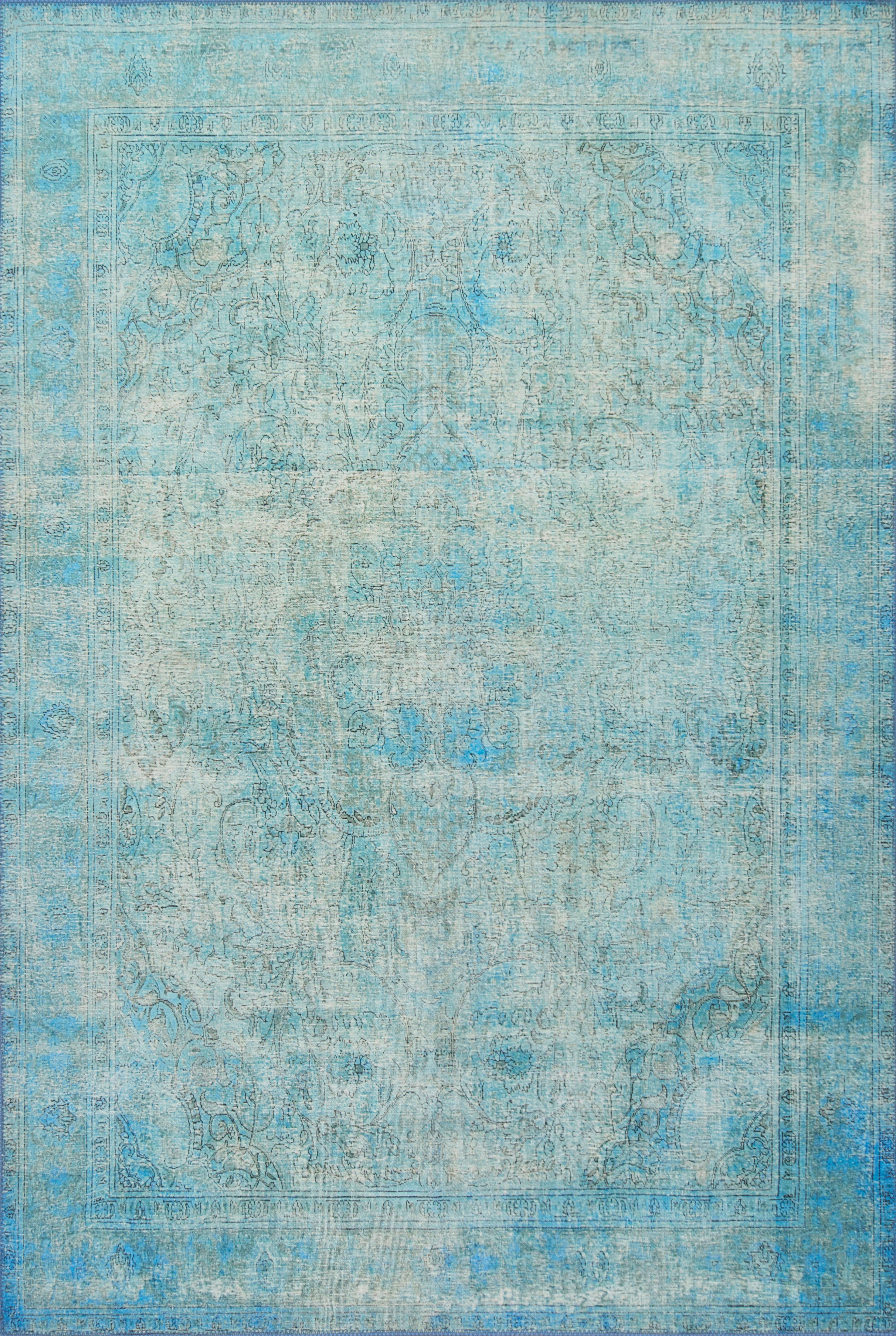 Loloi II | Loren Collection | Aqua | LQ-08