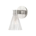 Lotus 5.5'' Polished Nickel Sconce