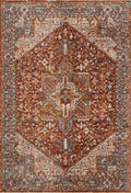 Loloi | Lourdes Collection | Rust / Multi | LOU-02