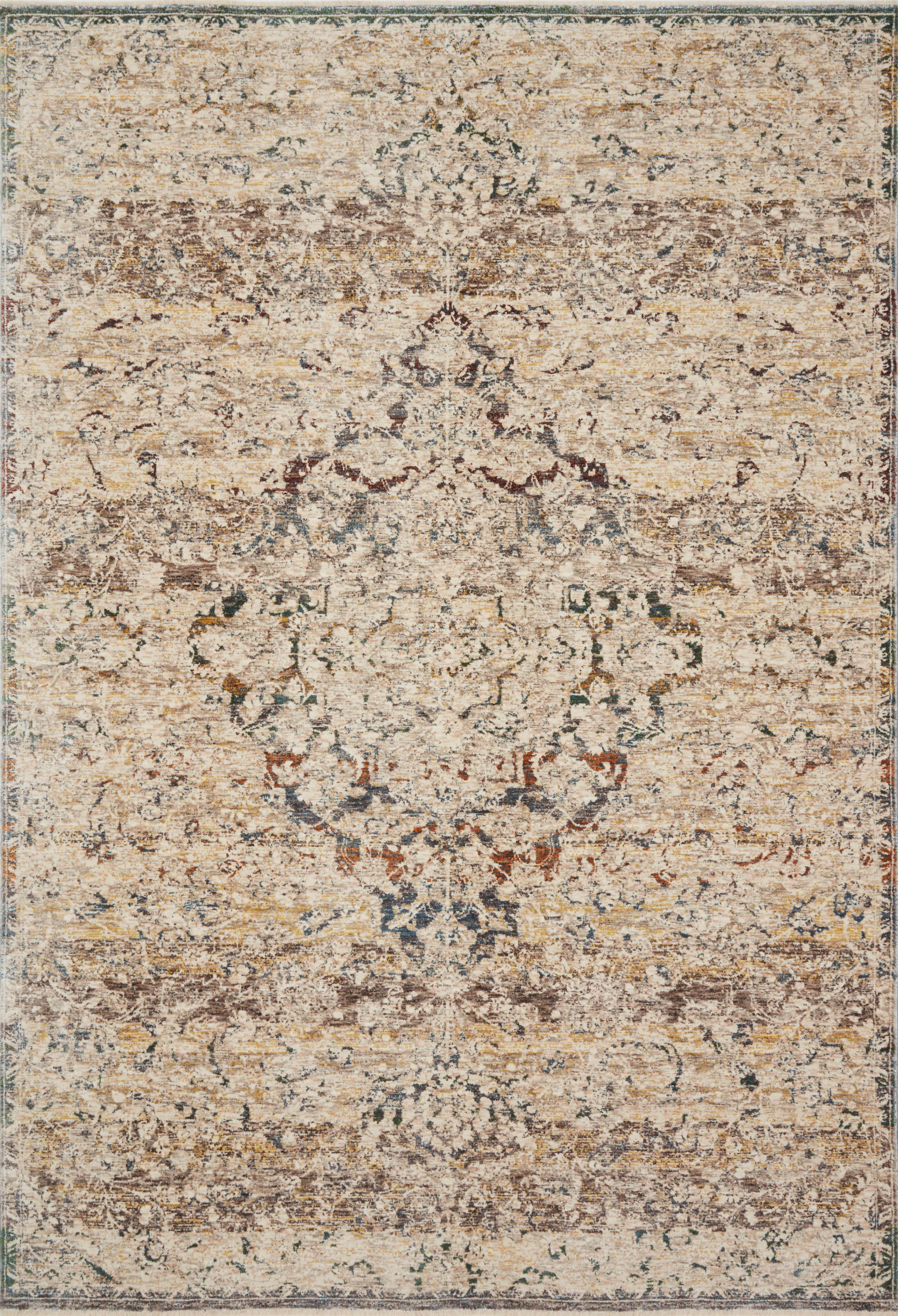 Loloi | Lourdes Collection | Ivory / Multi | LOU-06