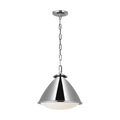 Hayward Medium Pendant Polished Nickel