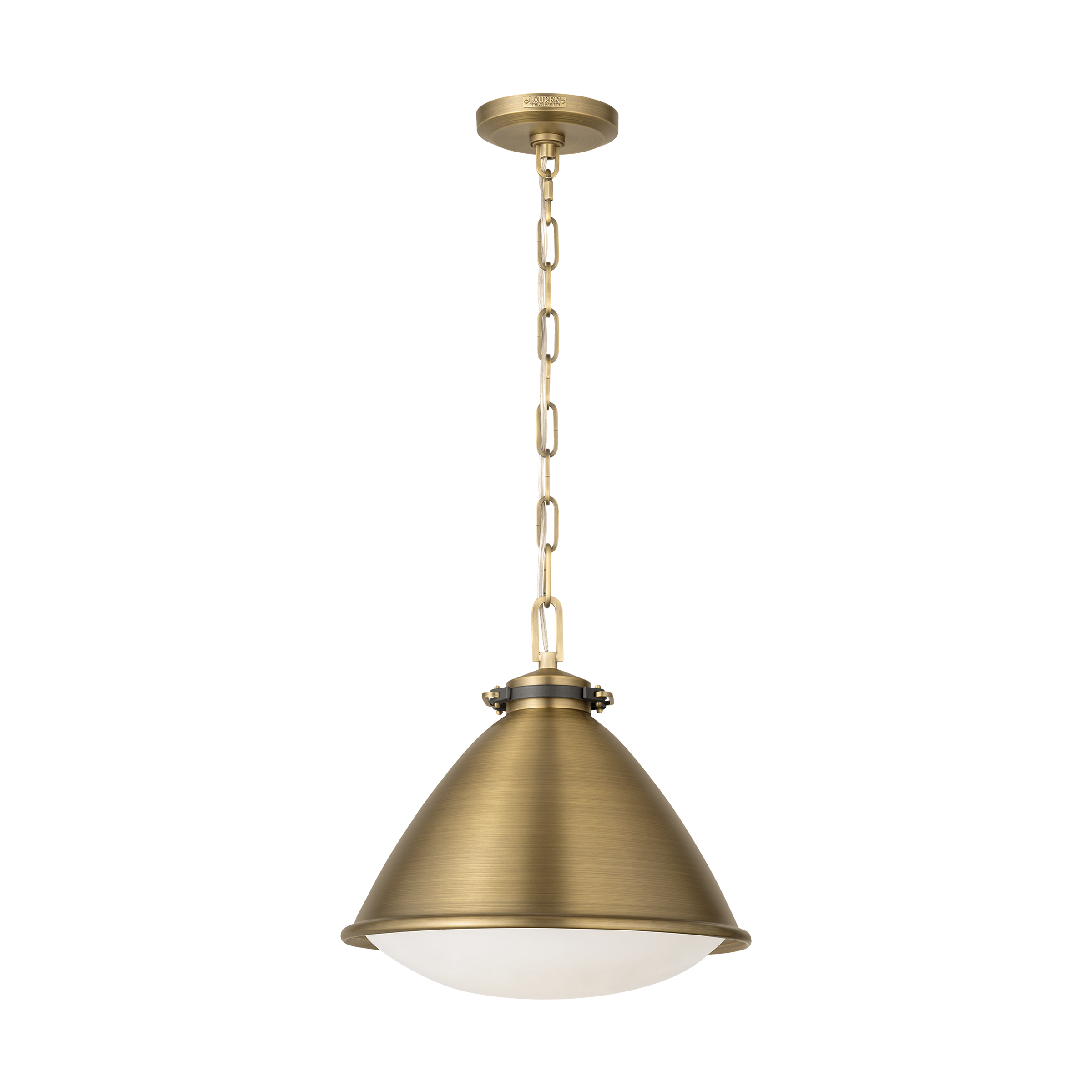 Hayward Medium Pendant Time Worn Brass