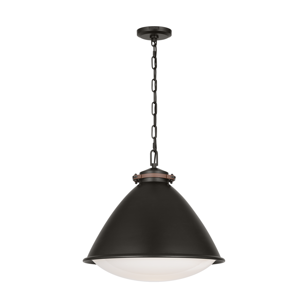 Hayward Large Pendant Aged Iron