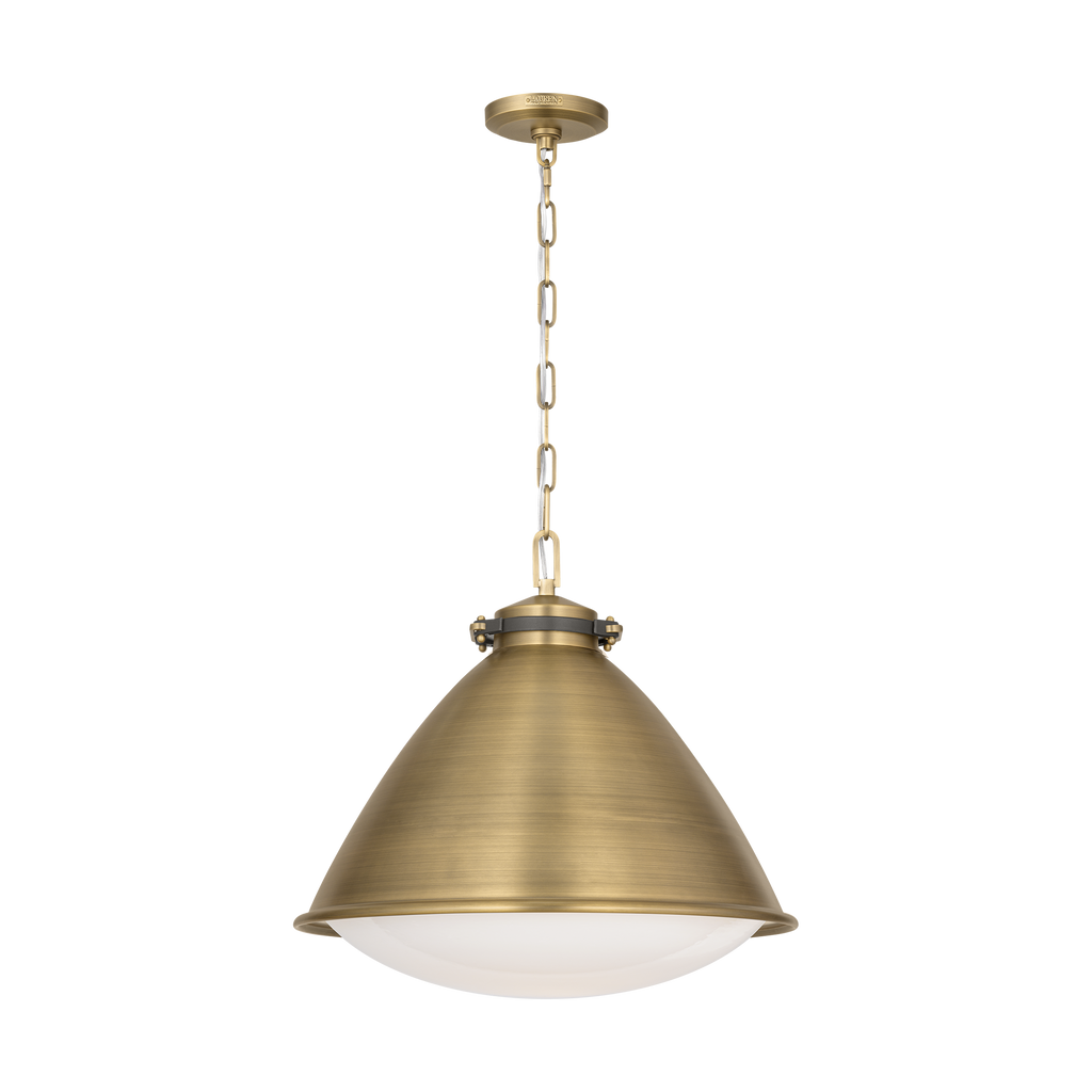 Hayward Large Pendant Time Worn Brass