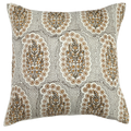 Winfleur Olive Mustard on White Pillow
