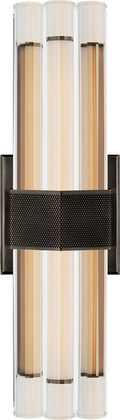 Fascio 14" Sconce | Bronze | Crystal