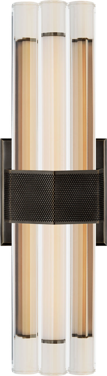 Fascio 14" Sconce | Bronze | Crystal