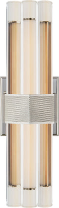 Fascio 14" Sconce | Polished Nickel | Crystal