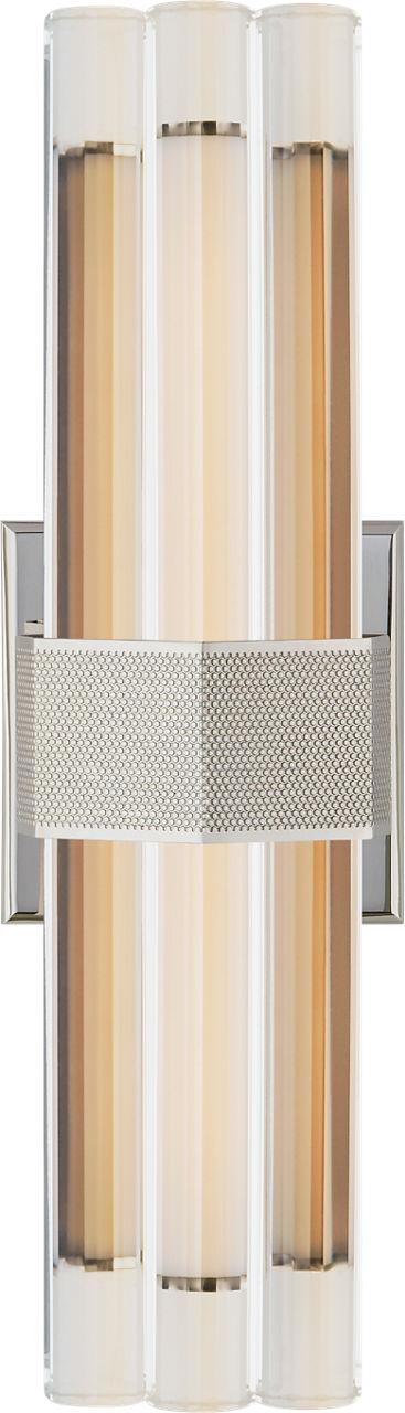 Fascio 14" Sconce | Polished Nickel | Crystal