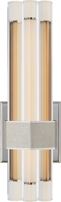 Fascio 14" Asymmetric Sconce | Polished Nickel | Crystal
